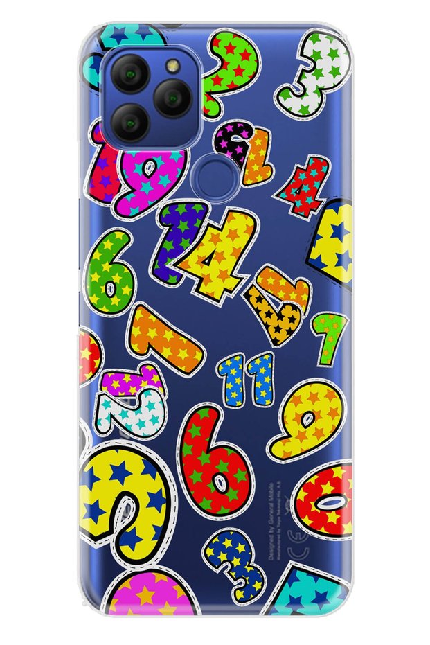 Gm 21 Case Pure Modern Patterned Silicone Cover Numbers