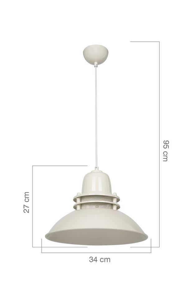 Tales Tekli Sarkıt - Krem - 4