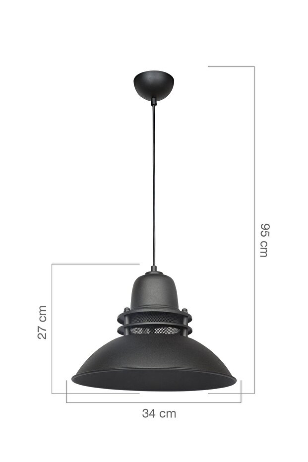 Tales Tekli Sarkıt - Siyah - 4