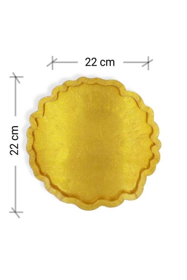 Round Curled Edge Tray 22cm - Premium Series Silicone Mold for Epoxy Resin Casting Work