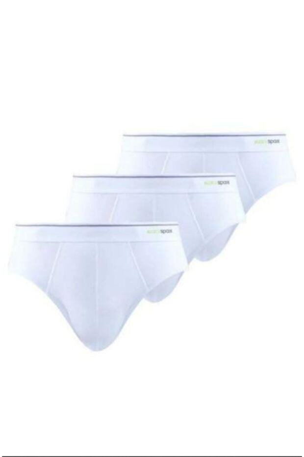 Pack of 3 9672 Cotton Men's Slip Panties White