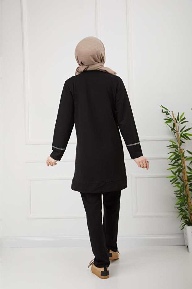 مجموعة مزدوجة من حجر الفراشة السوداء - 4