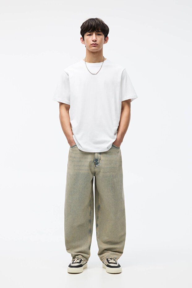 3’lü basic regular fit t-shirt paketi - 3