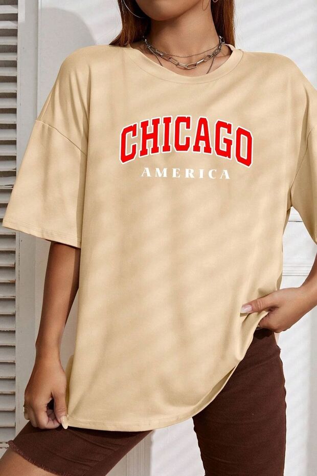 Unisex Chicago Printed T-shirt