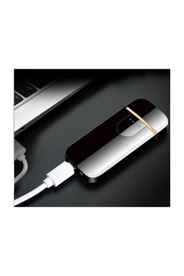 Usb Şarjlı Elektronik Alevsiz Sigara Yakan Çakmak - 4