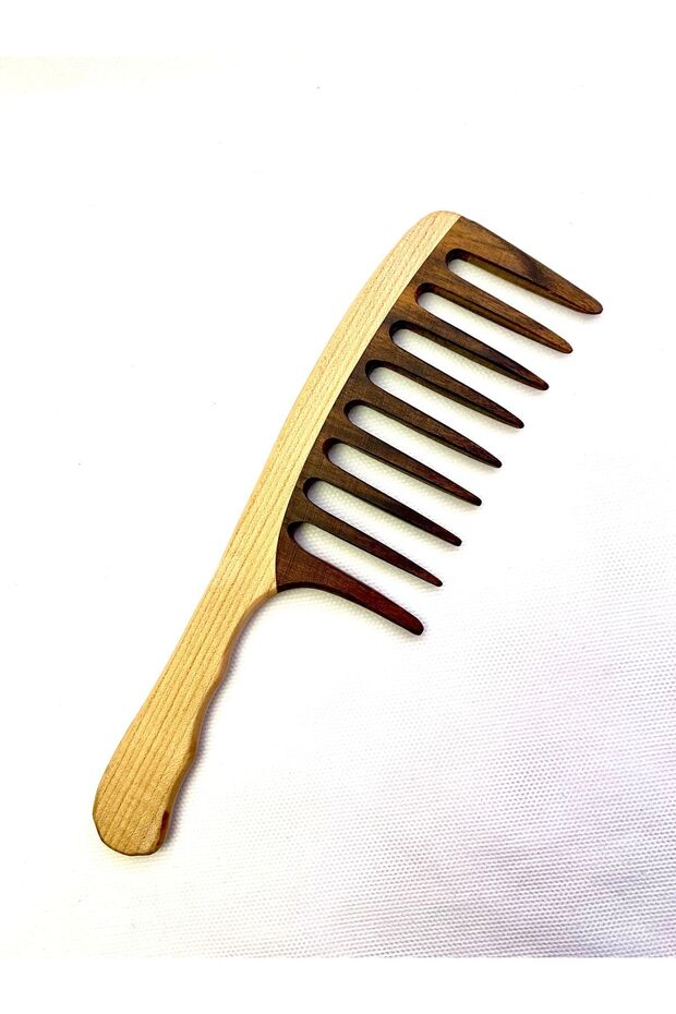 Ceviz Ağacı Kaliteli Ahşap Tarak , Model 7 - 5