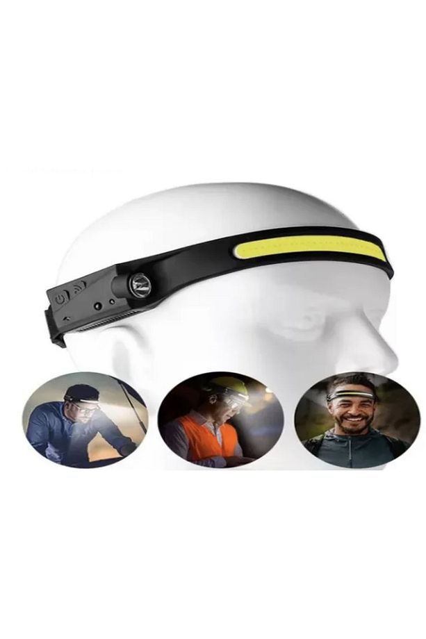 Güçlü şarj edilebilir far Led vücut hareket sensörü kafa feneri kamp meşale ışık lamba ile Usb - 2