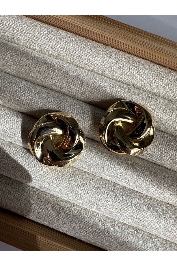 Gold Loop Küpe - 1