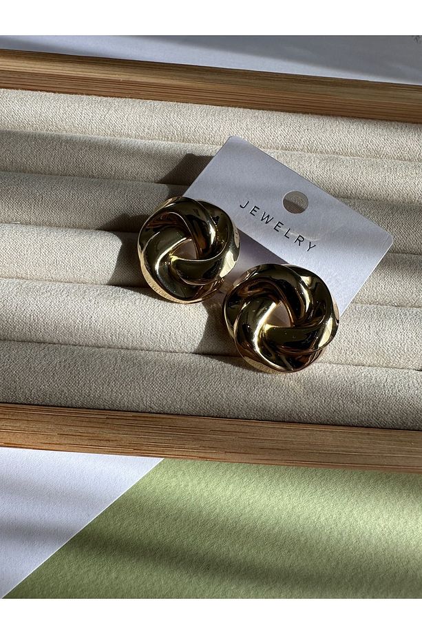 Gold Loop Küpe - 3