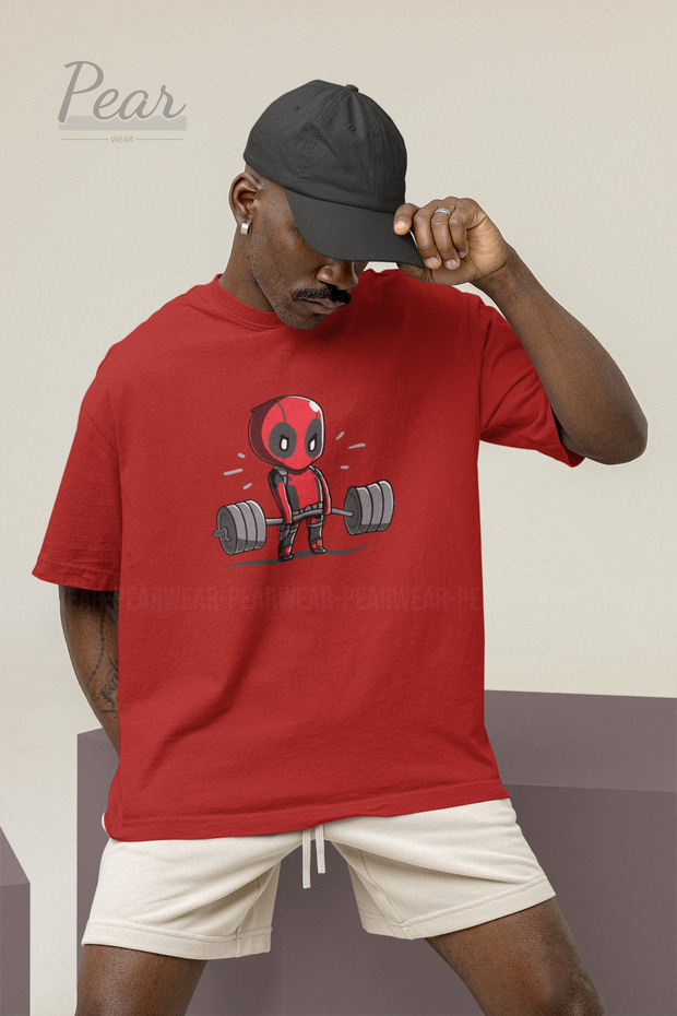Deadpool Printed Unisex T-Shirt Oversize T-Shirt