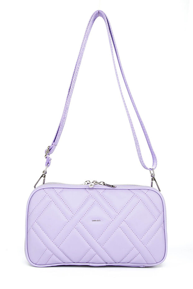 Women's Cross Strap Shoulder Bag Lilac
