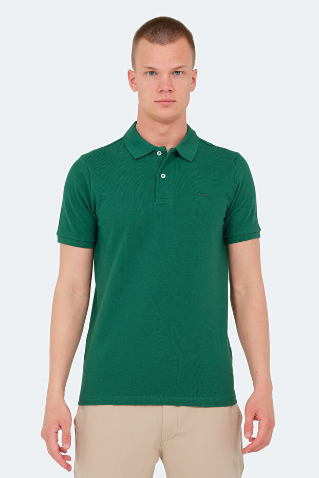 Vale Ktn Men's Polo Neck Green T-Shirt