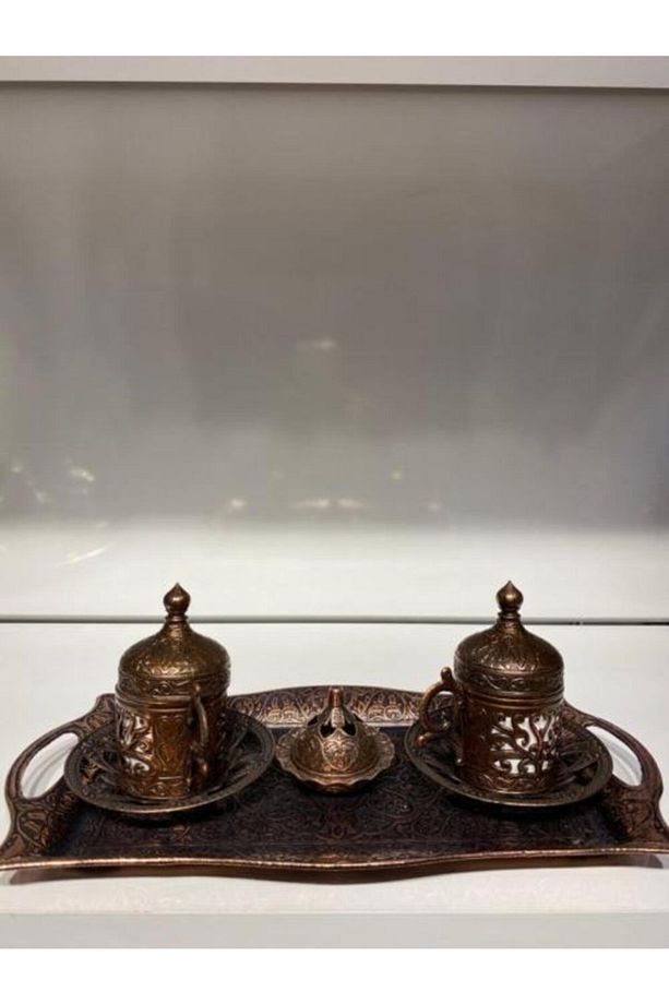 Bakır 2'li Fincan Set - 1