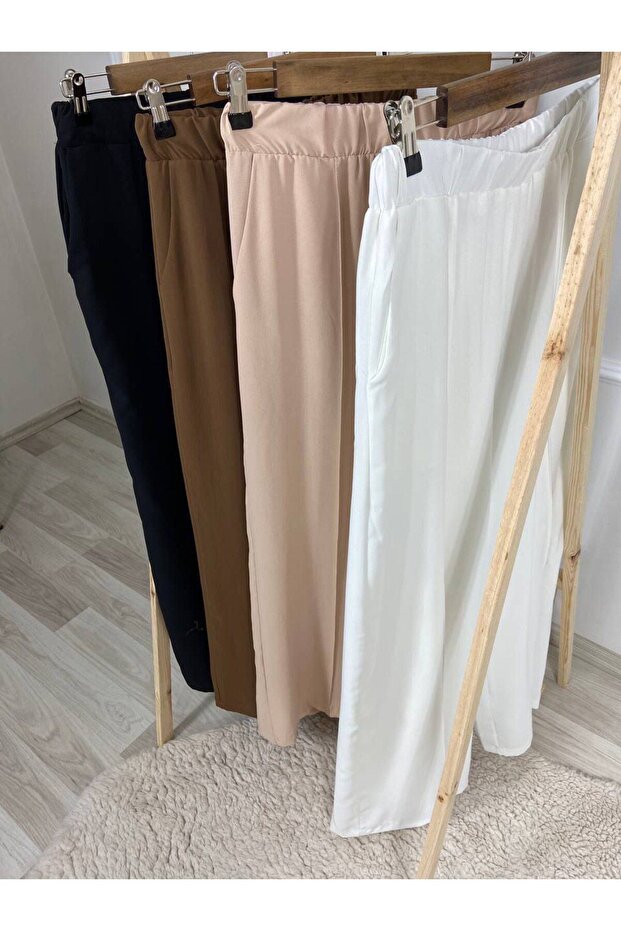 بنطلون ليندا واسع الساق