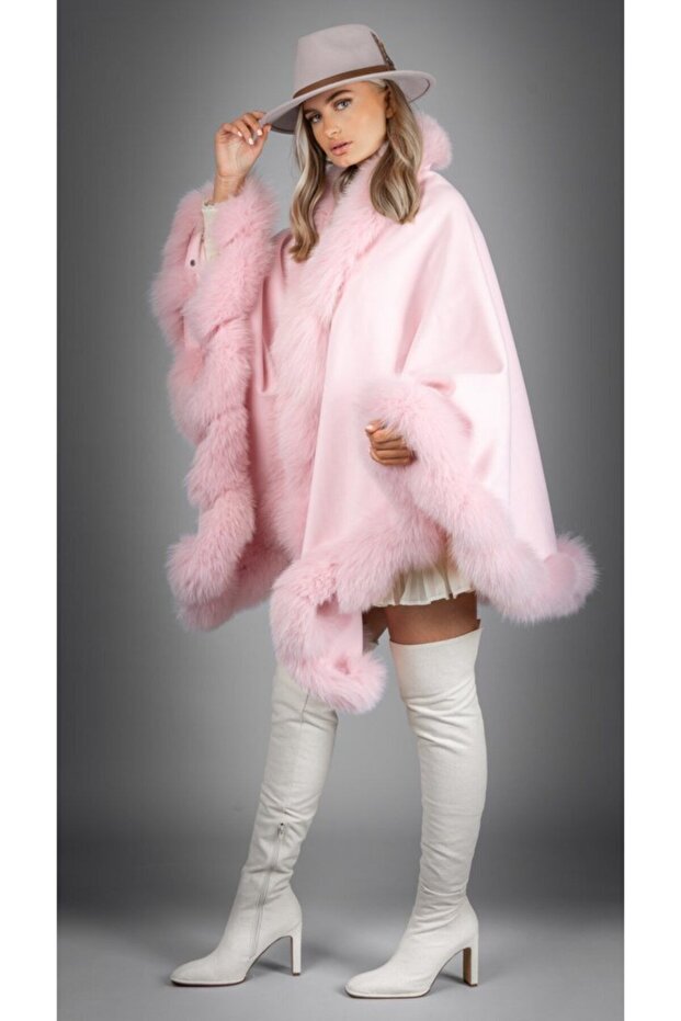 Pembe Panço Şal - 4