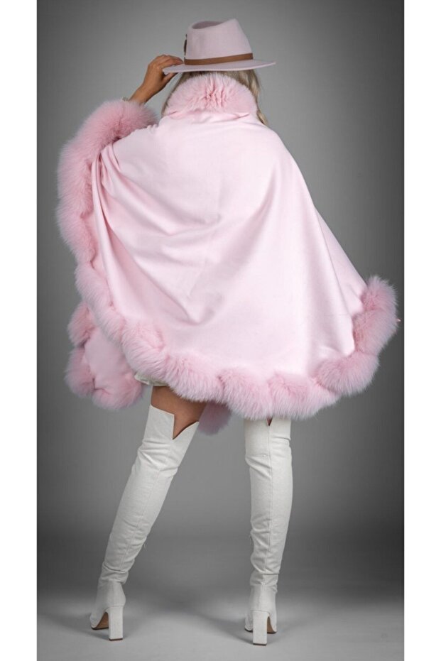 Pembe Panço Şal - 5