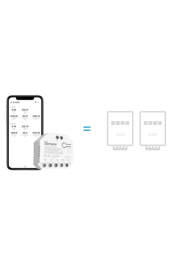 Dualr3 Çift Yönlü Wifi Dual Röle Kartı - 2