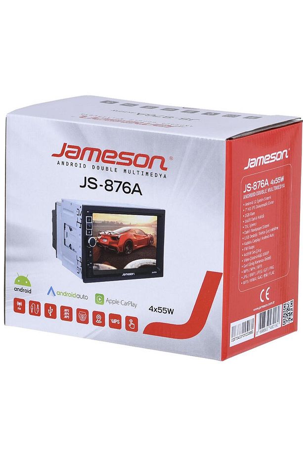 JAMESN 7inç Usb Sd Bt Android Double Teyp 2/16gb Carplay - 2