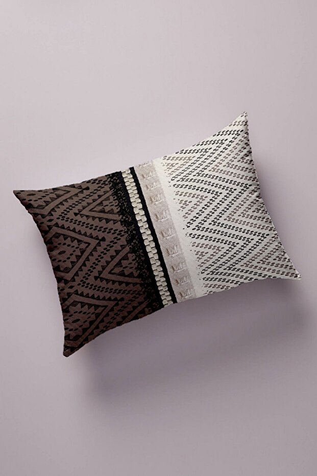 Decorative Bead Quilted Surface Pillow Case (50x70cm) 42