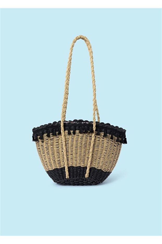 Black Children's Basket Bag - Kz 10748