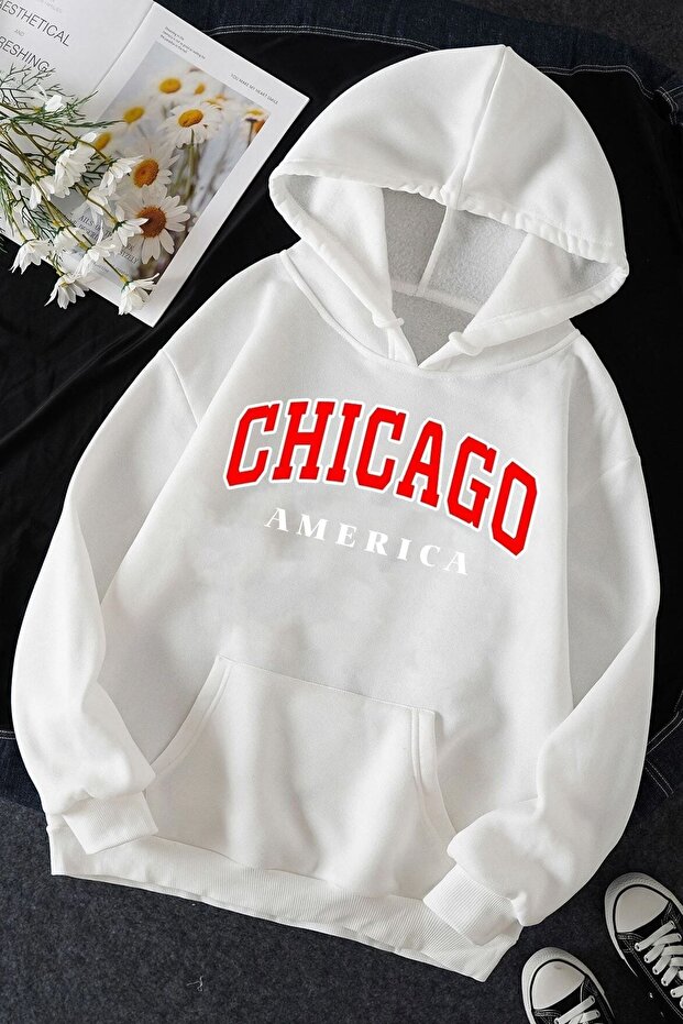 Unisex Chiago Printed Sweatshirt