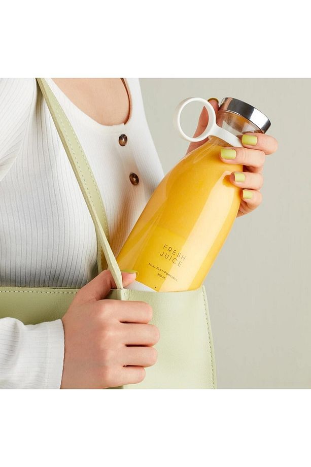 Taşınabilir Kablosuz Şarjlı Kişisel Smoothie El Blender - 5