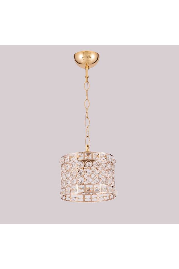 Ada Avize Octagon Tekli Gold Avize (ÇAP 15 cm-BOY 15 CM) - 3