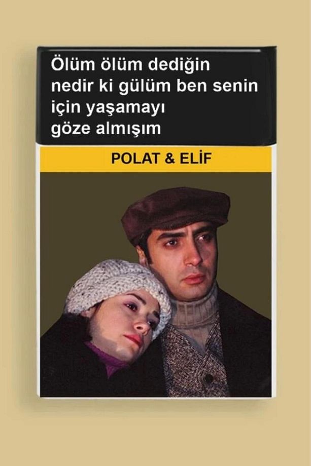 Kurtlar Vadisi Elif Polat Standart Plastik Sigara Tabakası Kutusu - 1