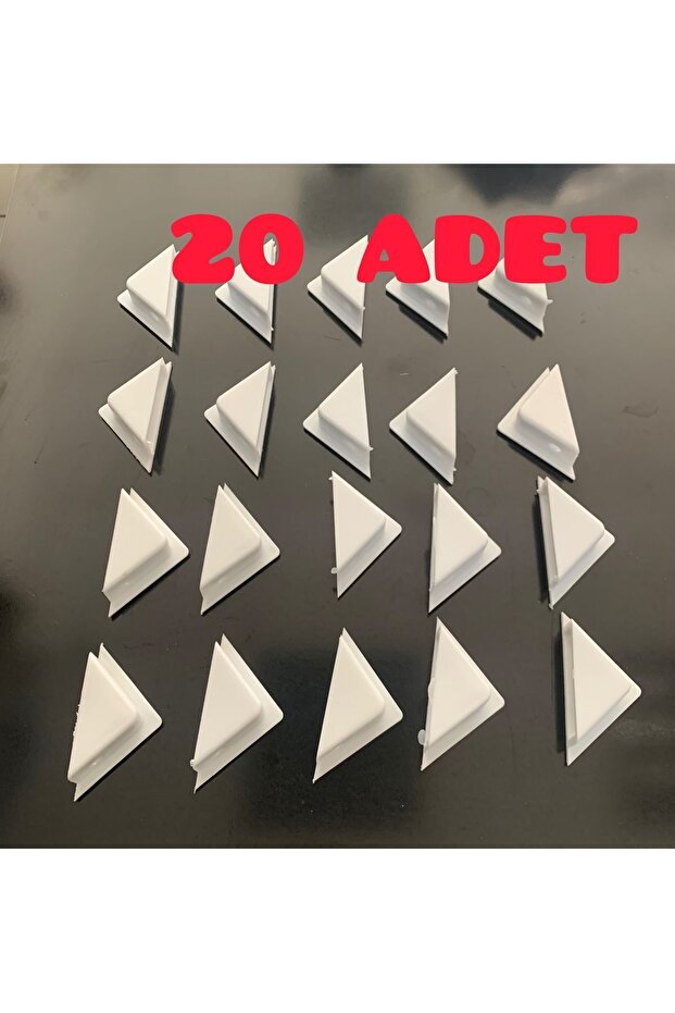 20 Adet Sineklik Köşe Mukavemet Takozu(MUSKA) - 1
