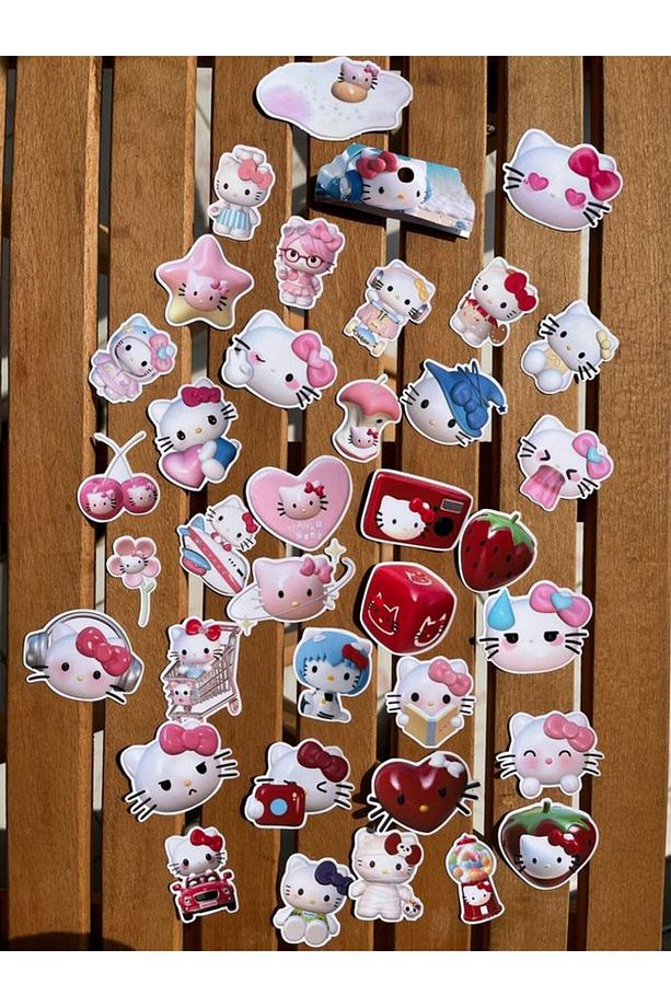 Hello Kitty 3D Animasyon Paketli Etiket Sticker Set - 3