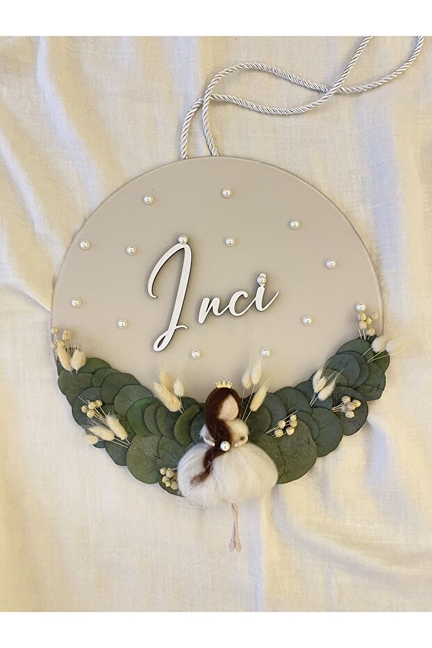 İnci Detaylı Bebek Kapı Süsü - 1