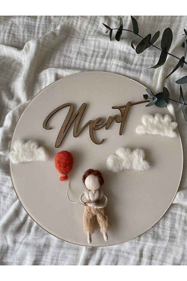 Bebek Kapı Süsü keçe bebek - 2