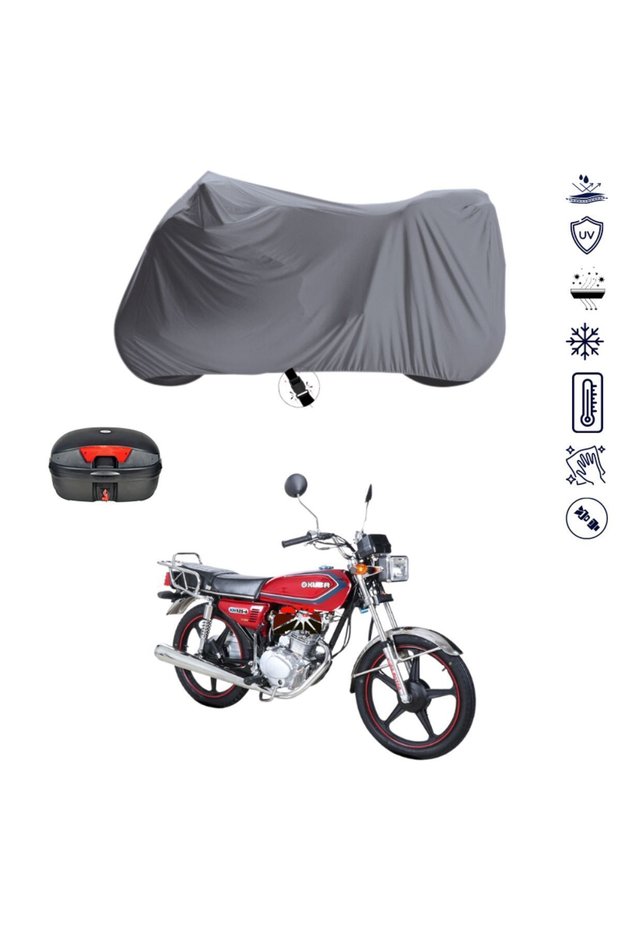 Kuba CG 100_KM 125-6 Motorcycle Tarpaulin with Bag 4 Seasons Waterproof Motorcycle Tarpaulin