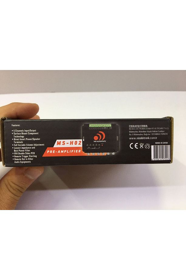 MASSİVE MS-H02 5 KANAL PROFESYONEL DECK ÇEVİRİCİ AMFİ ÇIKIŞI - 4