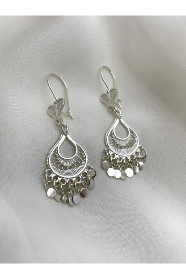 Telkari Pullu Küpe - 4