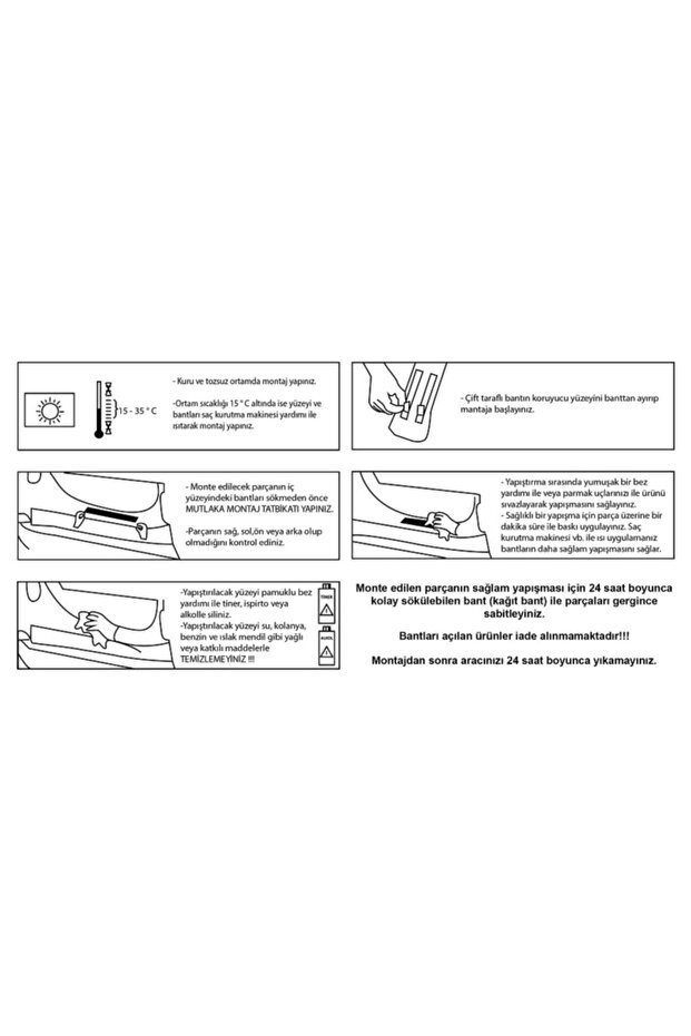 Vectra C Krom Kapı Eşiği 4 Parça 2004 Üzeri - 2