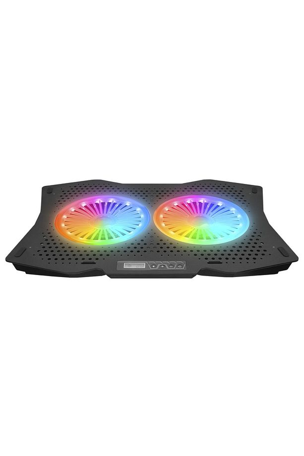 Tornado Full Rgb 2fanlı Yükseklik Ayarlı 10-18 Laptop Soğutucu Ekranlı Notebook Soğutucu Stand - 7