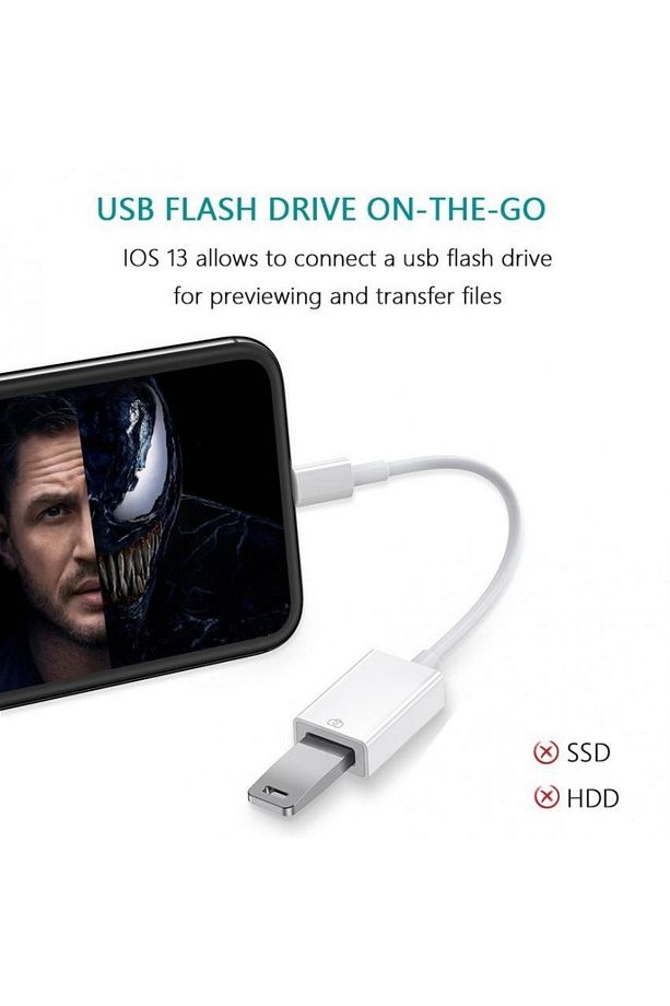 Lightning To Usb Camera Adapter Iphone Kalvye Mouse Kamera Usb Dönüştürücü Adaptörü - 1