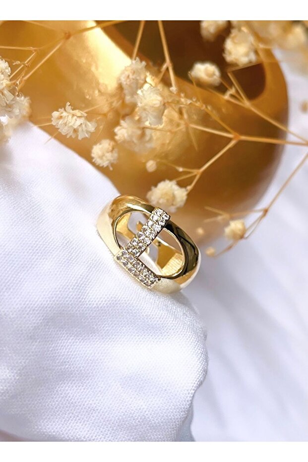 Kbc Stone Letter Ring (Letter L)