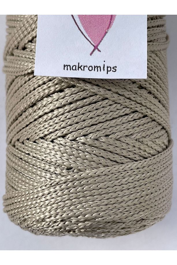 PREMIUM POLYESTER MAKROME İPİ 100 gr 1,5 mm SUPLA SEPET ÇANTA HOBİ ÇOK AMAÇLI  EL ÖRGÜ İP - 2
