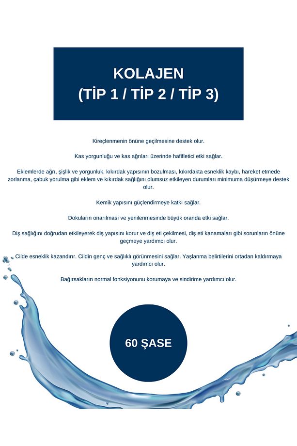 New Box - Collagen (TİP 1 - TİP 2 - TİP 3), Bromelain, Içeren Multi Kolajen - 2