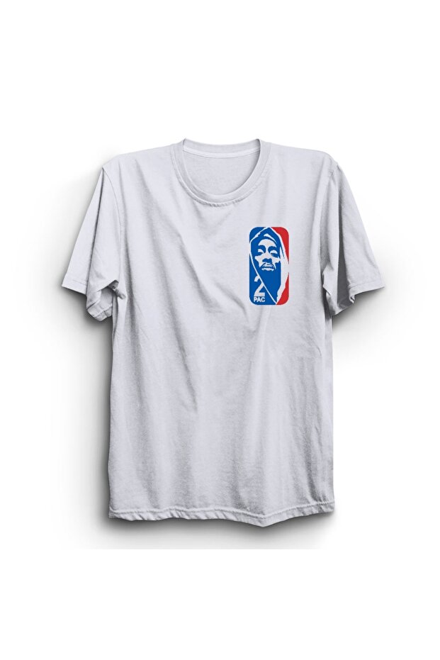 Tupac,Like N B A Logo, 2Pac, Hiphop, Rap T-shirt