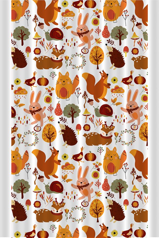 Çocuk Ve Bebek Odası Fon Perde Tek Kanat (Child Room Curtain) - 2