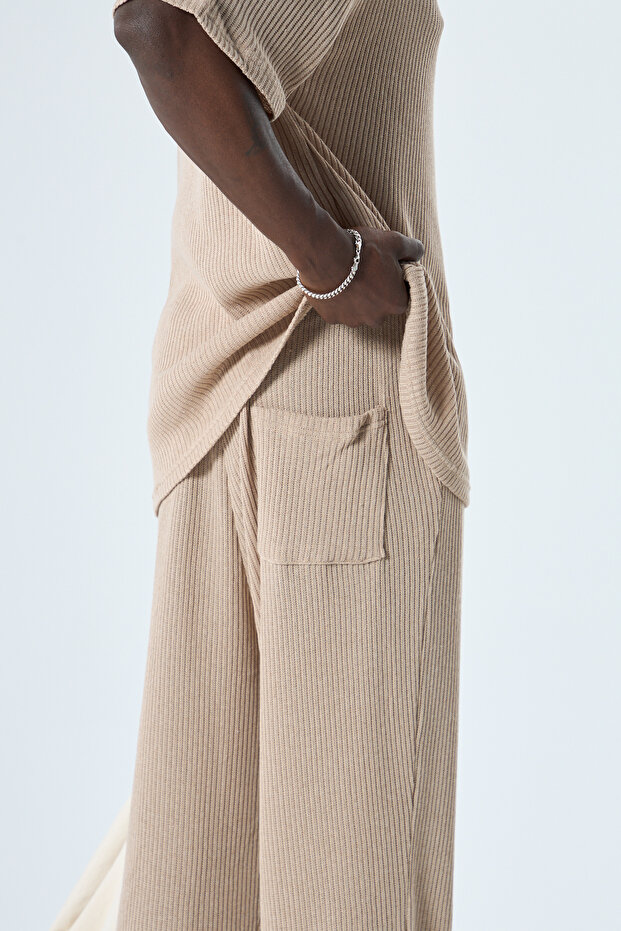 BASIC OVERSIZE TRİKO TAKIM VİZON - 6