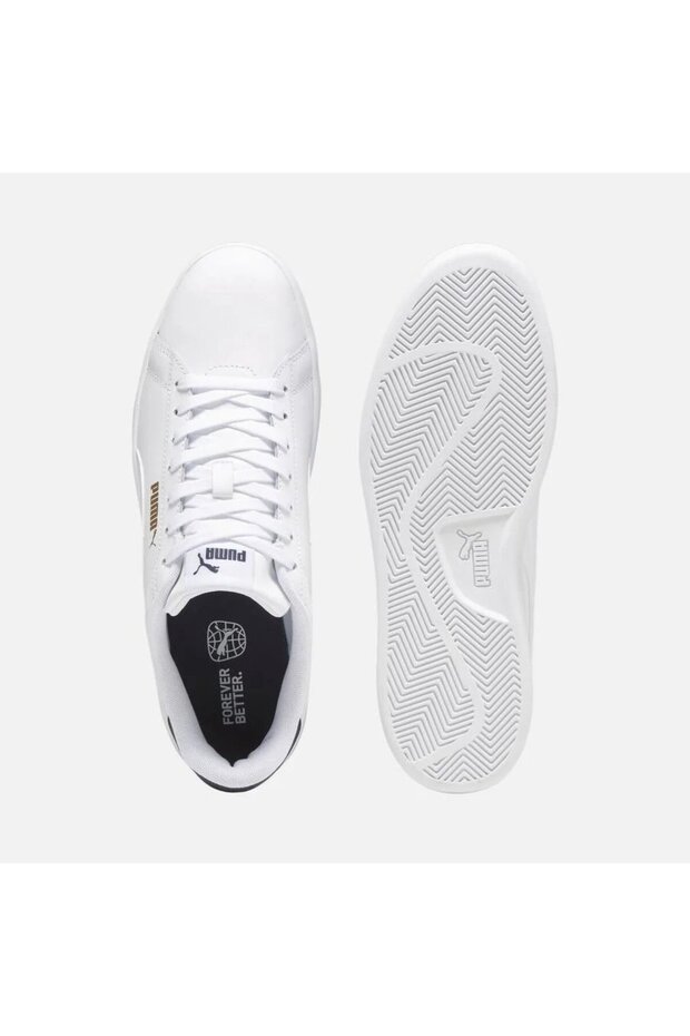 Puma Smash 3.0 L Beyaz-Lacivert Erkek Günlük Ayakkabı - 3