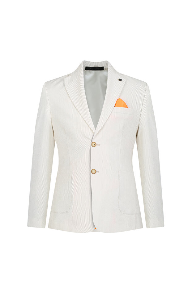 7161-R11 Model Slim Fit Single Jacket
