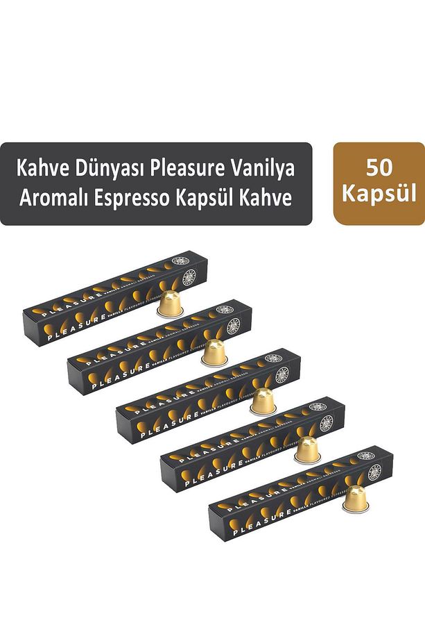 Pleasure Vanilya Aromalı Espresso Kapsül Kahve 50 Kapsül - 1