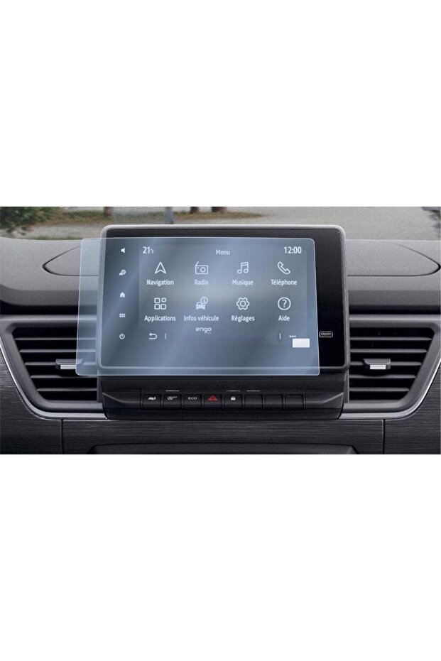 Renault Trafic Combi 8 Inch - Multimedia Screen Protector Transparent - 1