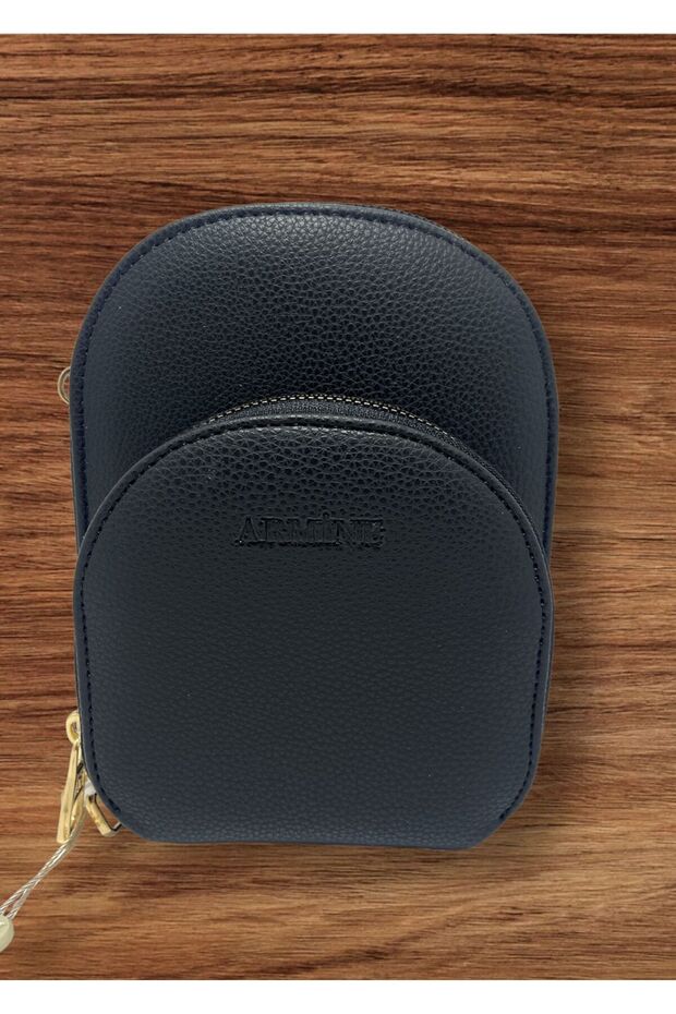 Arm.384.Pla Armine Special Color Combination Designed as a Postman's Shoulder Bag Leather Crossbody Bag