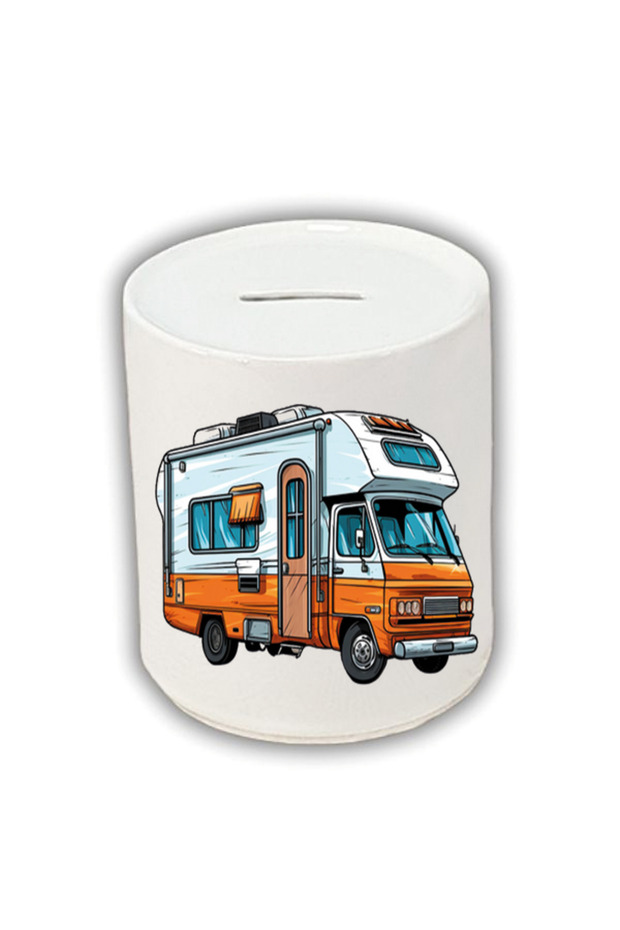 Caravan Printed Piggy Bank - Money Saving Piggy Bank